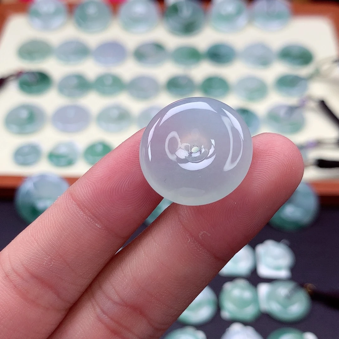 翡翠未镶嵌颈饰45 尺寸22-6