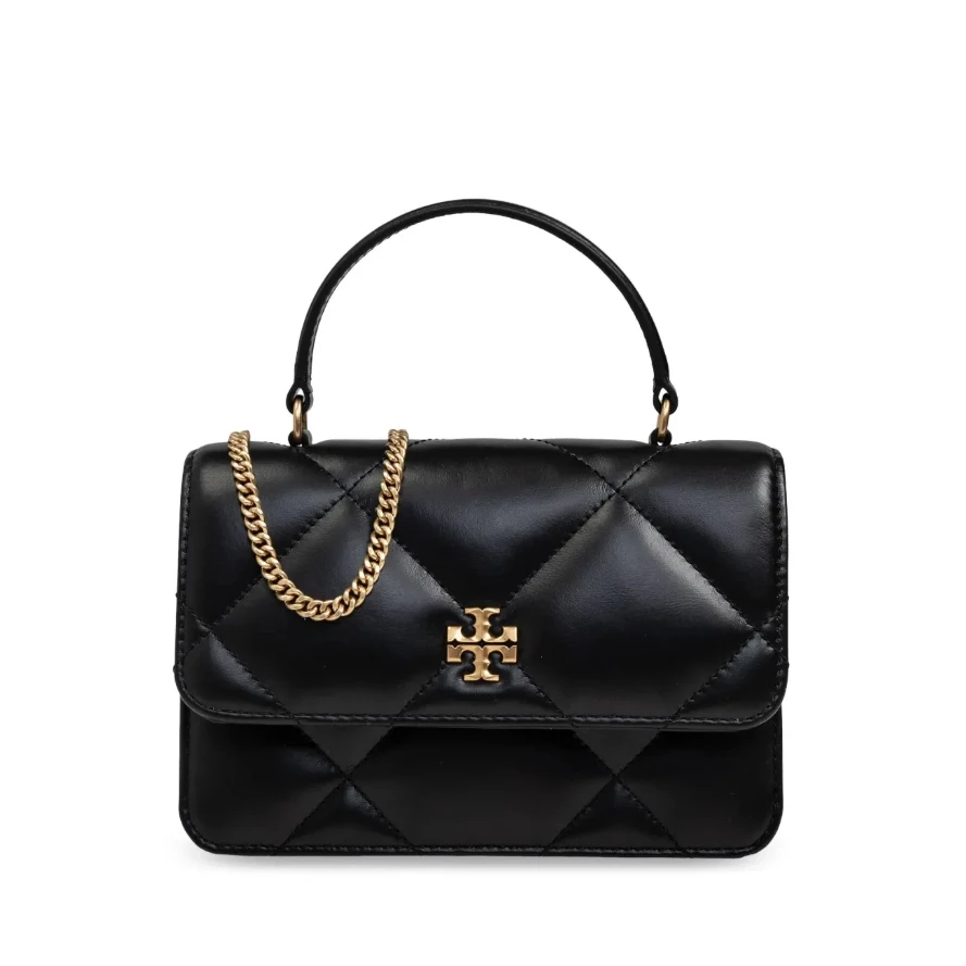 TORY BURCH/汤丽柏琦Kira 钻石菱形格迷你牛皮链条手提包 158326