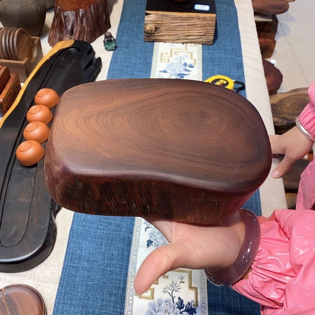 21缅甸花梨壶承底座