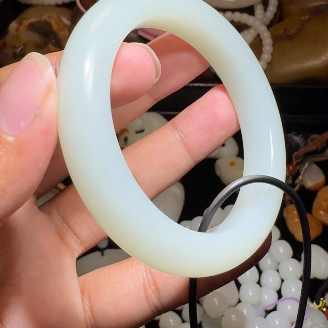 和田玉未镶嵌颈饰我****子53