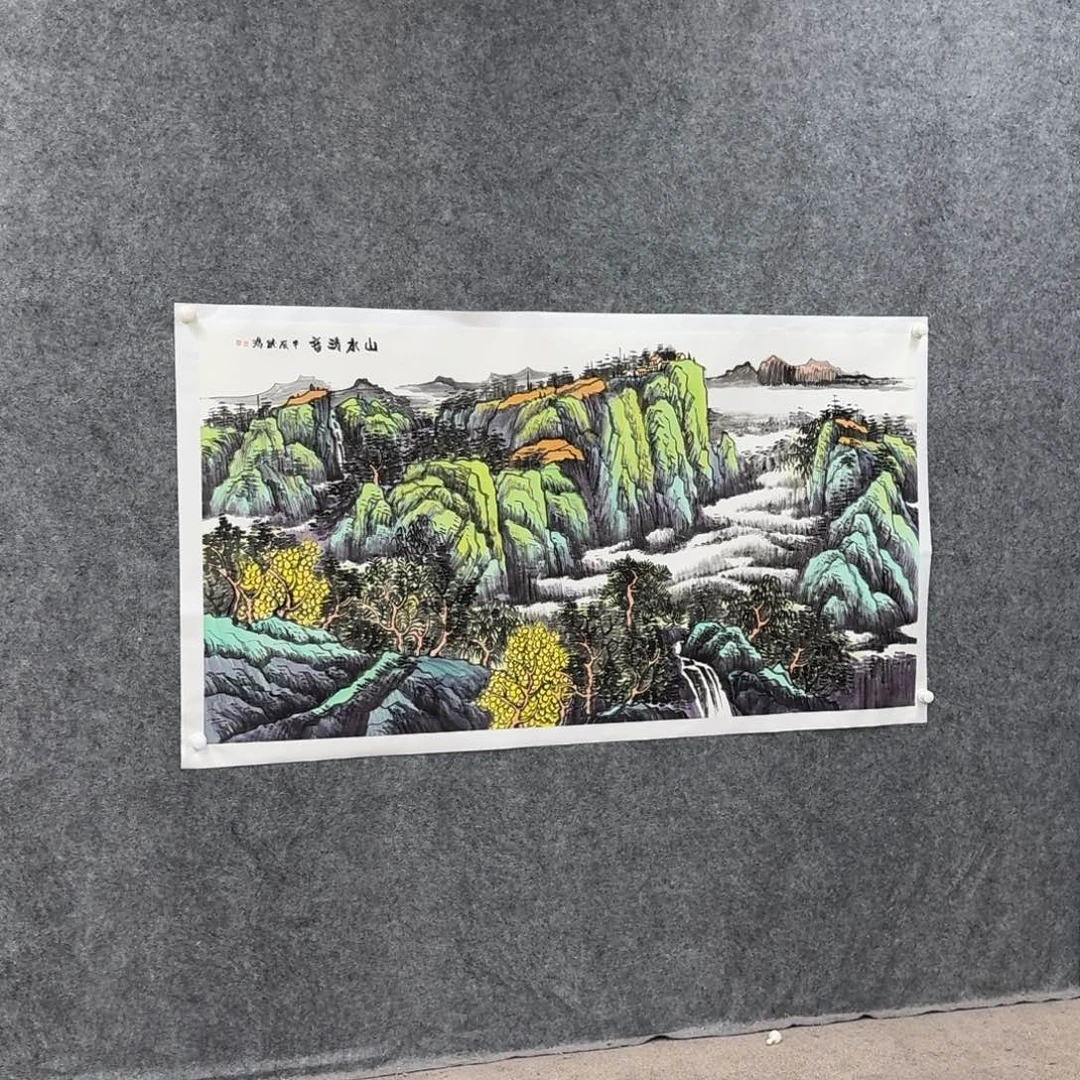 国画国画作品SCH老师山水