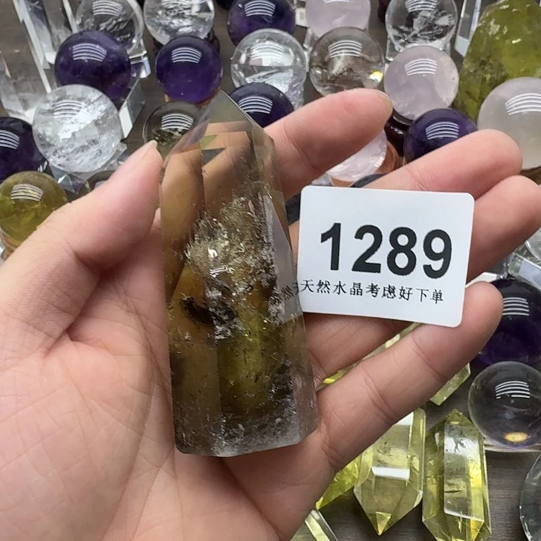 黄晶珠宝半成品未镶嵌