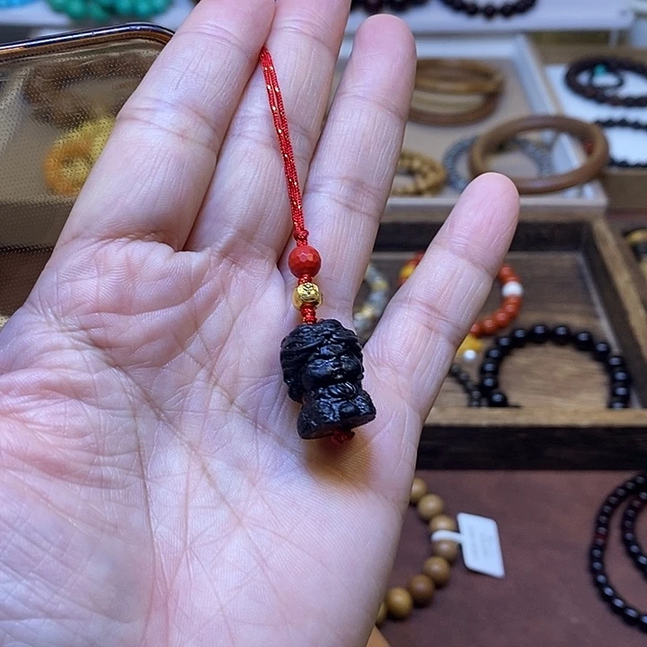 木降真香福娃手机吊坠