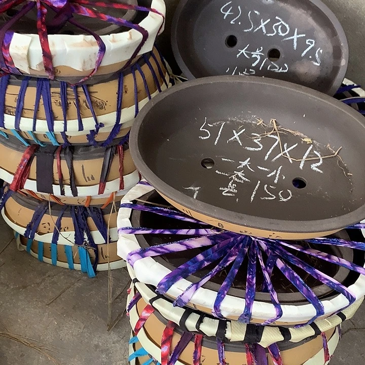 花盆紫砂    紫砂微瑕清货椭圆