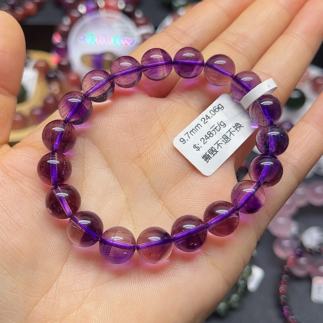 水晶手链未镶嵌天然水晶