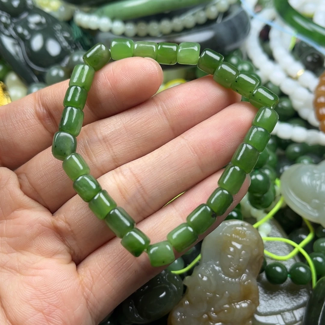 和田玉（碧玉）未镶嵌手串