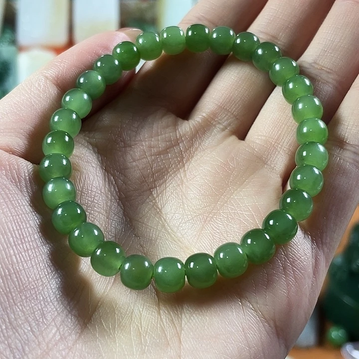 和田玉（碧玉）未镶嵌手串