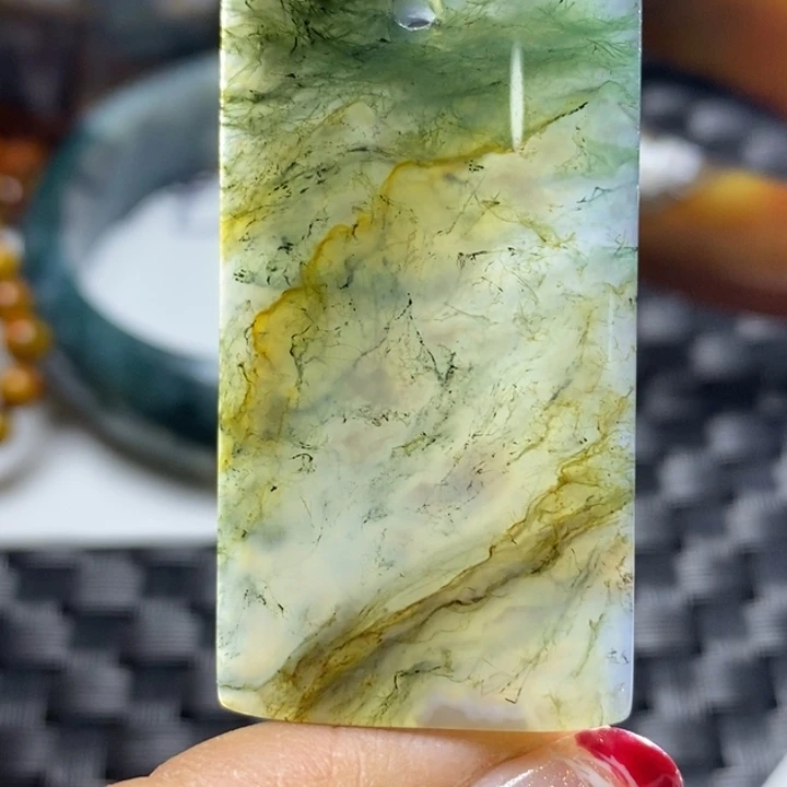 玛瑙/玉髓颈饰足银镀金镶嵌史****2