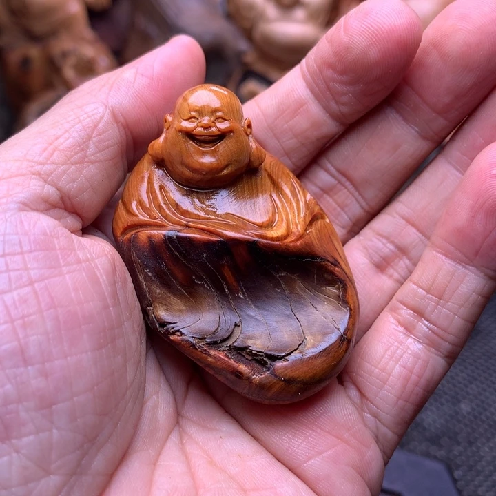 柏木（崖柏）崖柏陈化料手把件