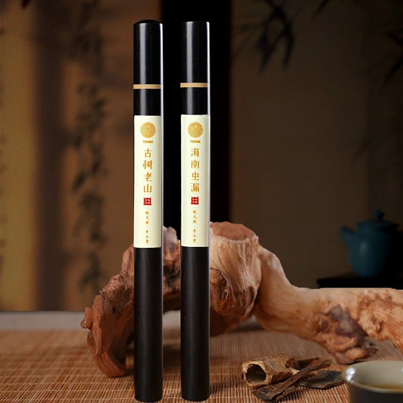 印度迈索尔老山檀香家用室内熏香海南虫漏沉香线香天然中式香薰