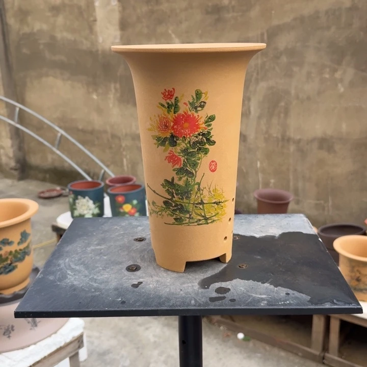 高度18口径28单只紫砂花盆