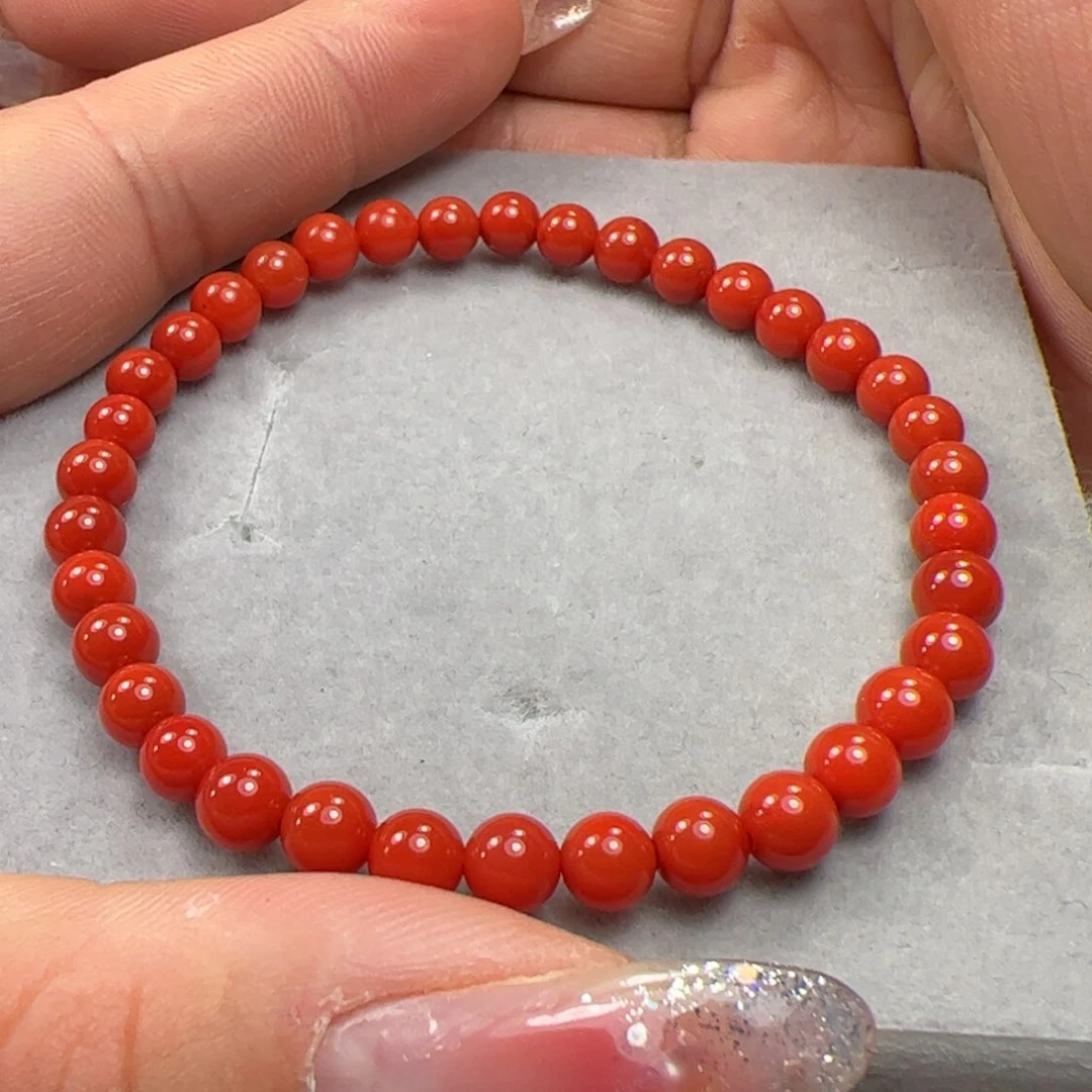 南红玛瑙手串未镶嵌