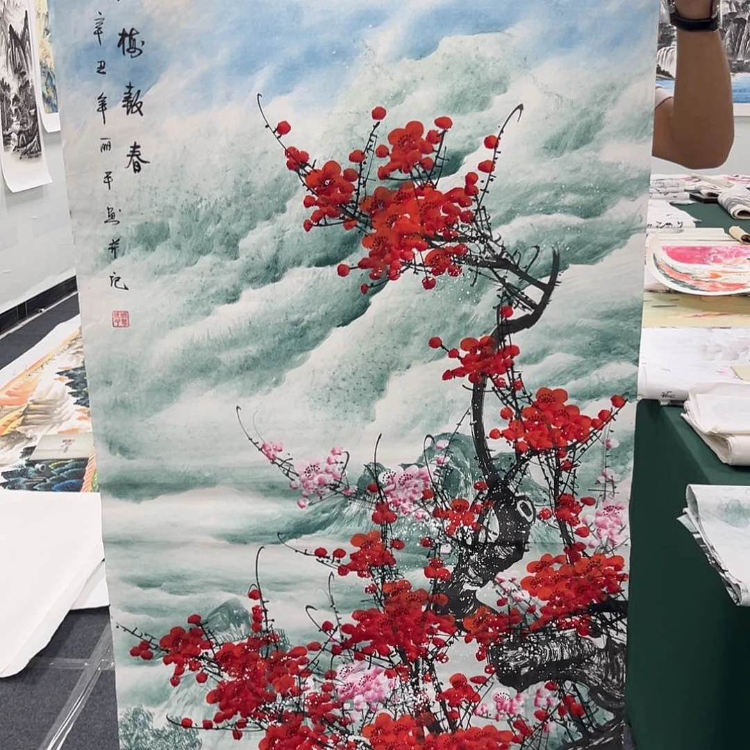 国画宣纸国画纯手绘字画批发