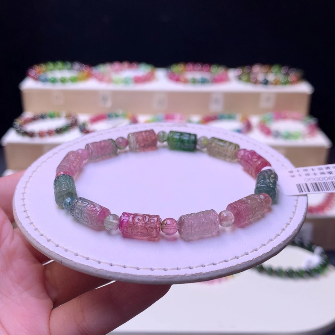 未镶嵌手链碧玺碧玺