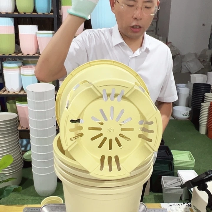 圆形控根口24高24黄色无托5只