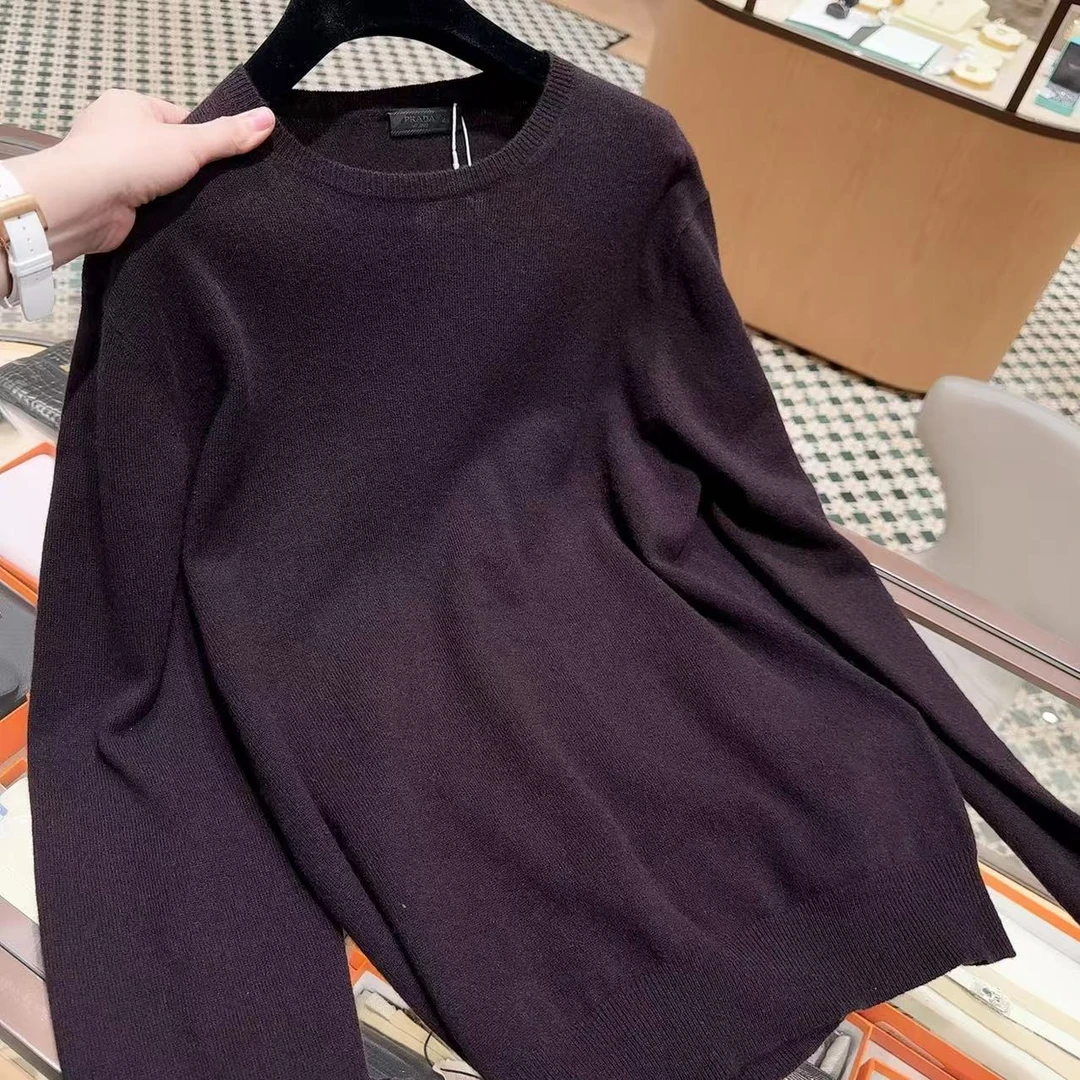 99新 Prada/普拉达 针织长袖上衣，fr46