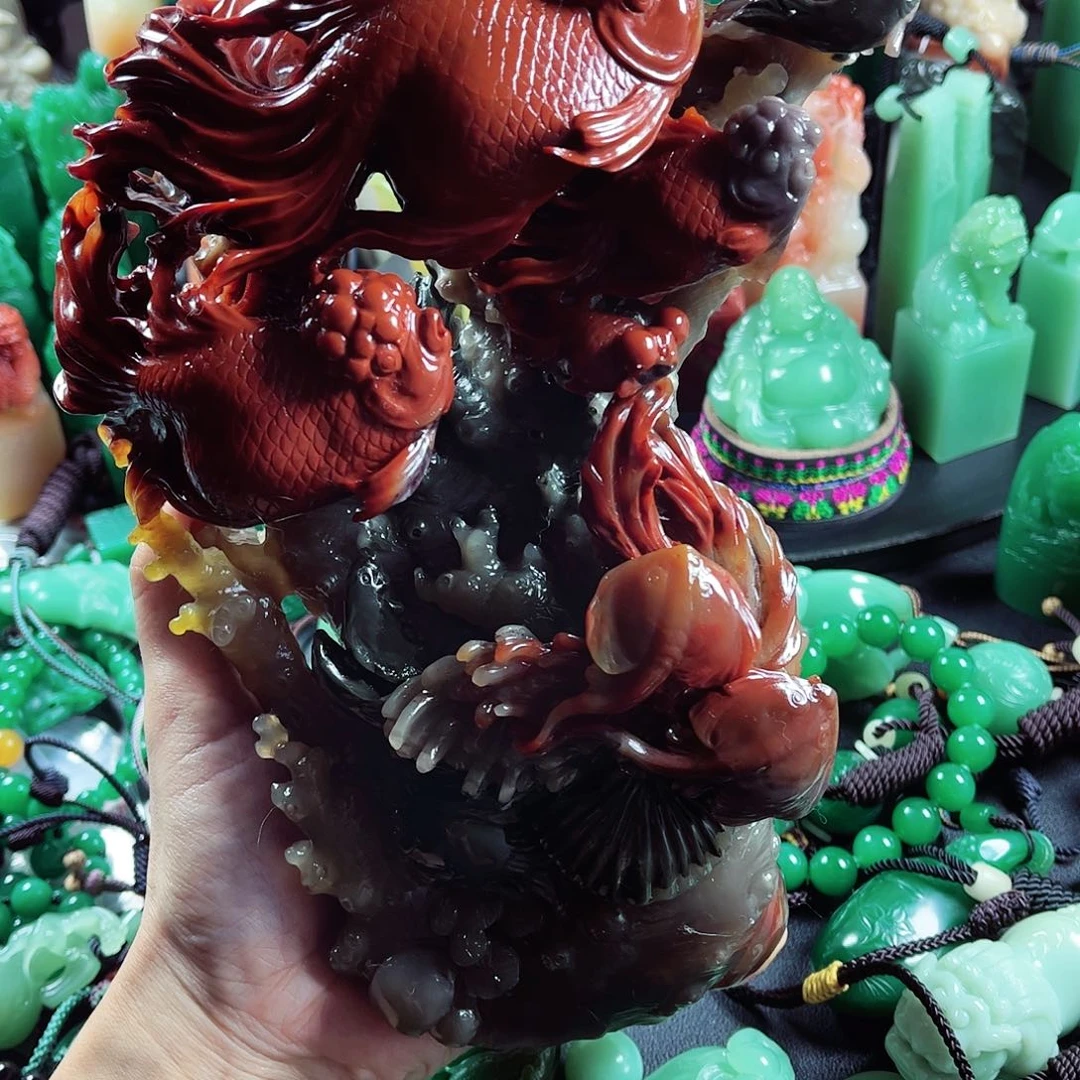 寿山石天****地寿山石名贵石材