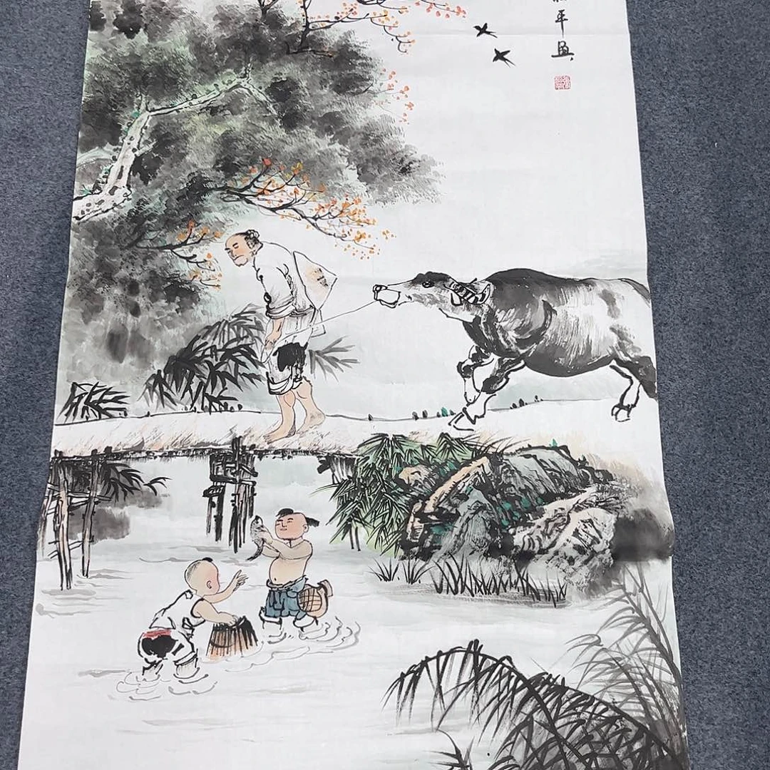 国画宣纸纯手绘作品作品