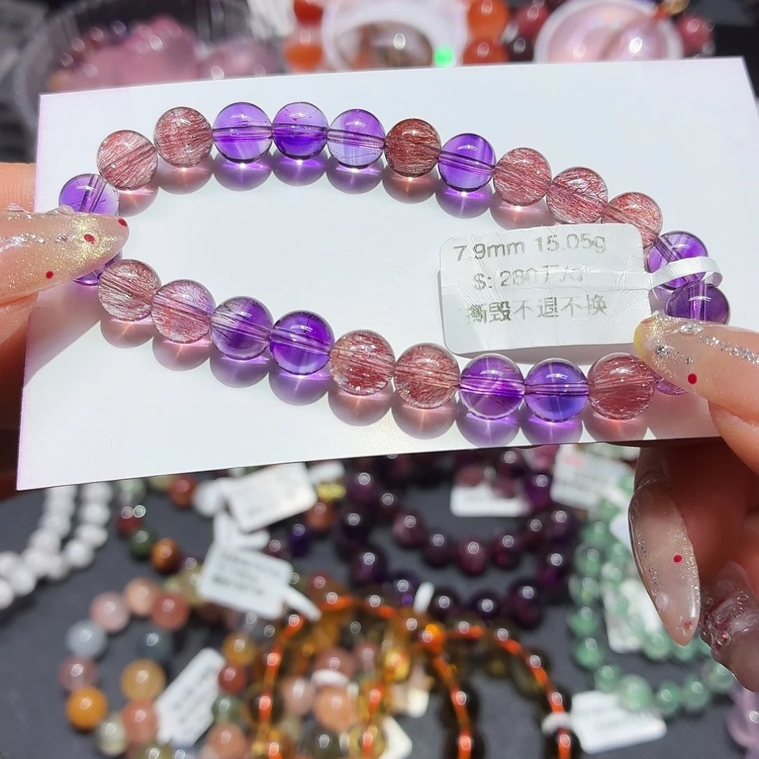 水晶手链未镶嵌天然