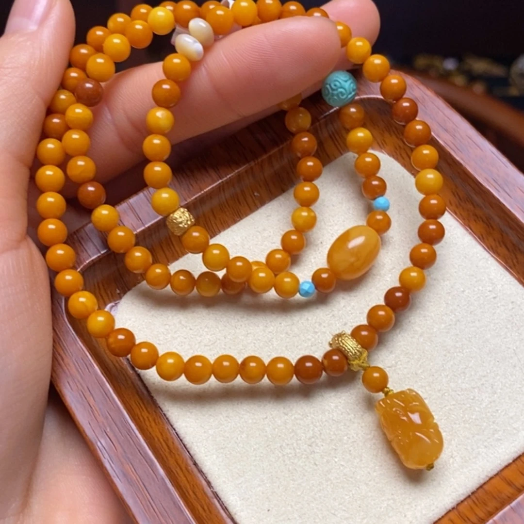 【闪购商品】蜜蜡手链未镶嵌手串