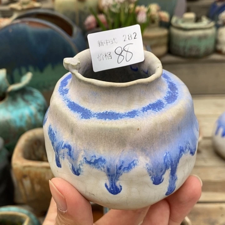 粗砂花盆1987新中式盆282