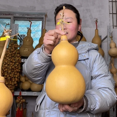 暖*天然植物葫芦文玩