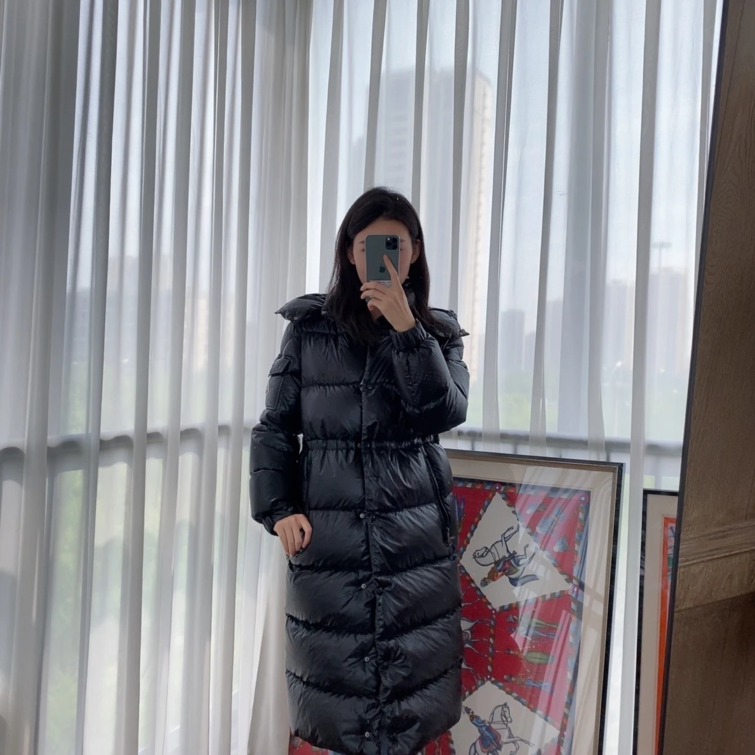 95新 MONCLER 麦殿/羽绒服1码黑色22年/250505LJHHR01