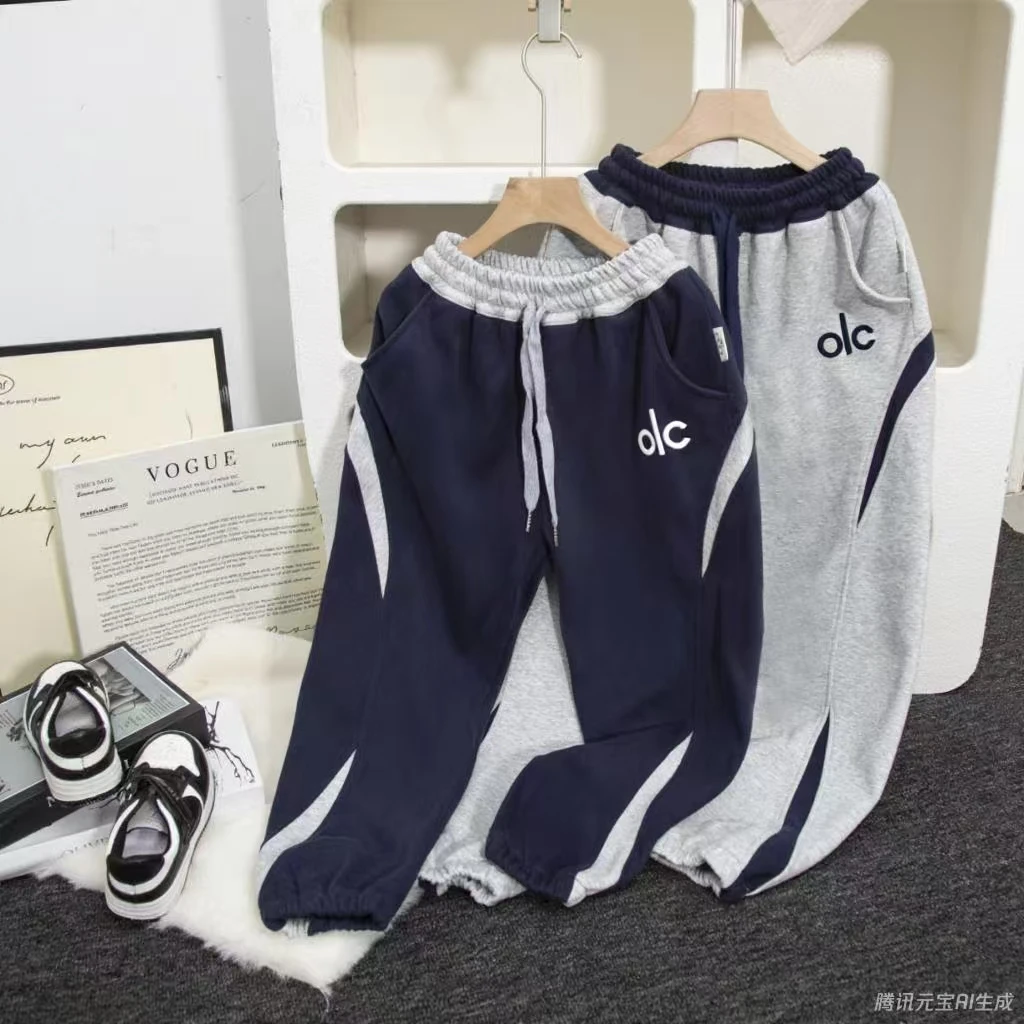 (加绒加厚)运动系列男秋款裤子宽松童装中大童洋气