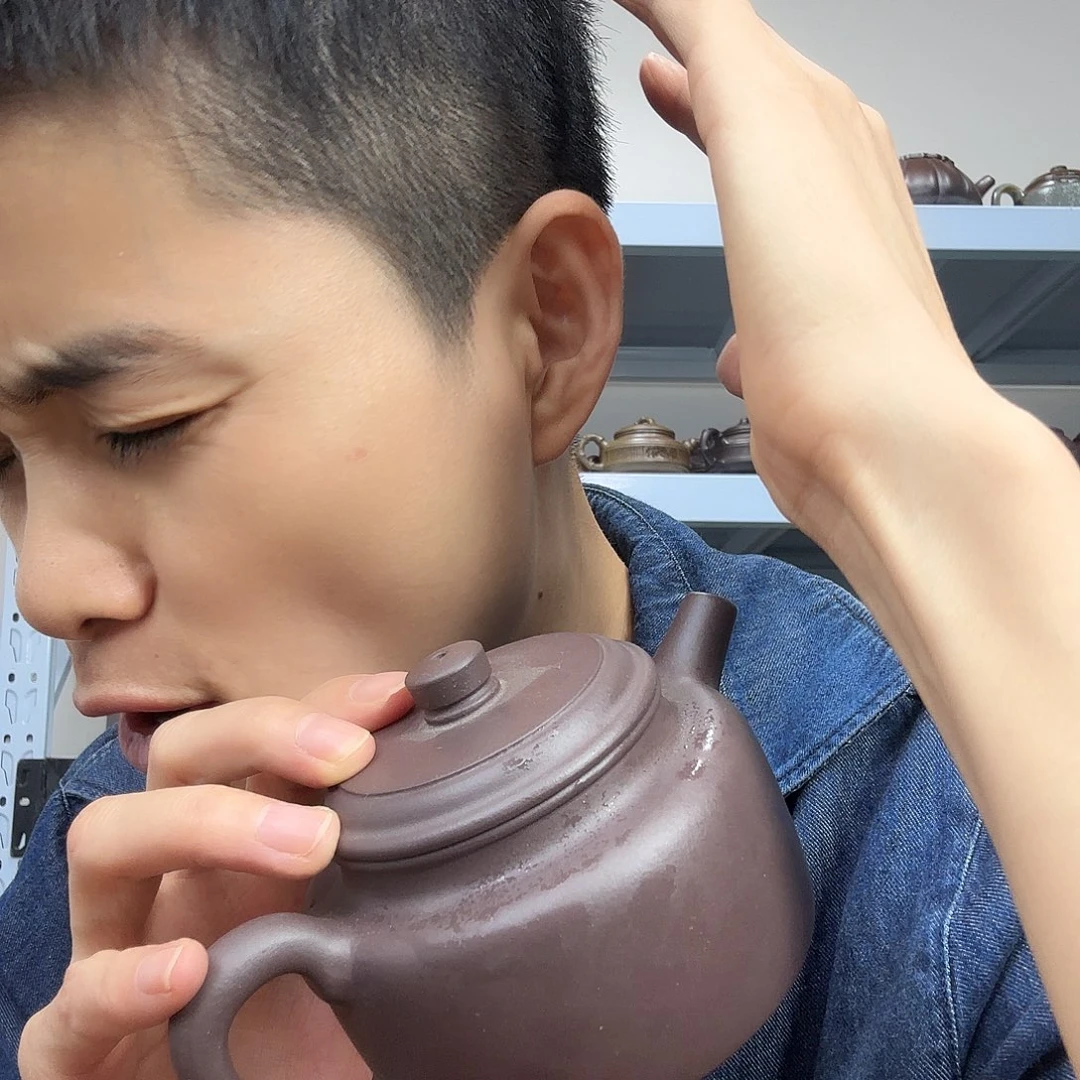 紫砂茶壶民间手艺人全手工制作