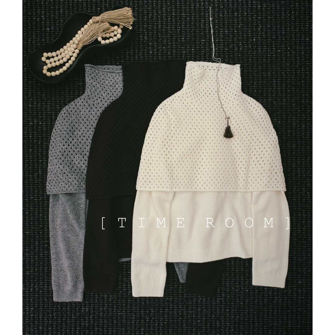 TIME ROOM 【冬日氛围】2025冬季新款全羊毛两件套针织毛衣