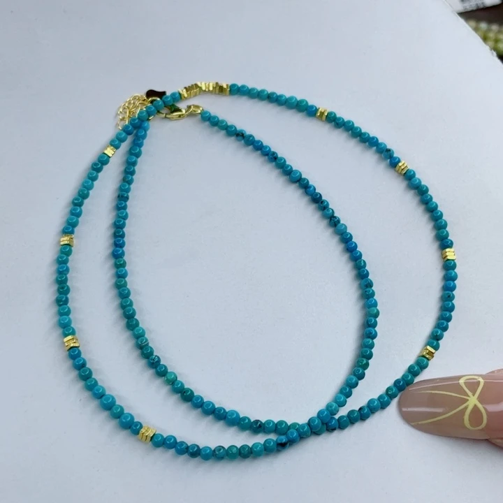 绿松石未镶嵌颈饰