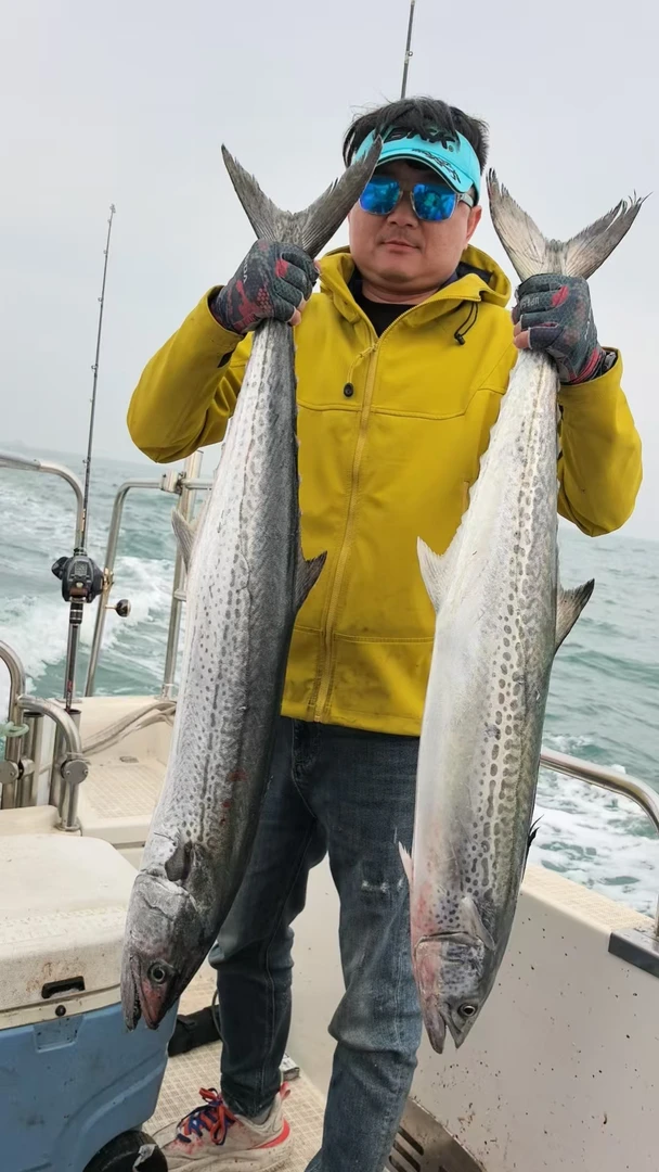 【现秤现卖】当天上岸海钓马鲛鲅鱼，鲈鱼，皇姑