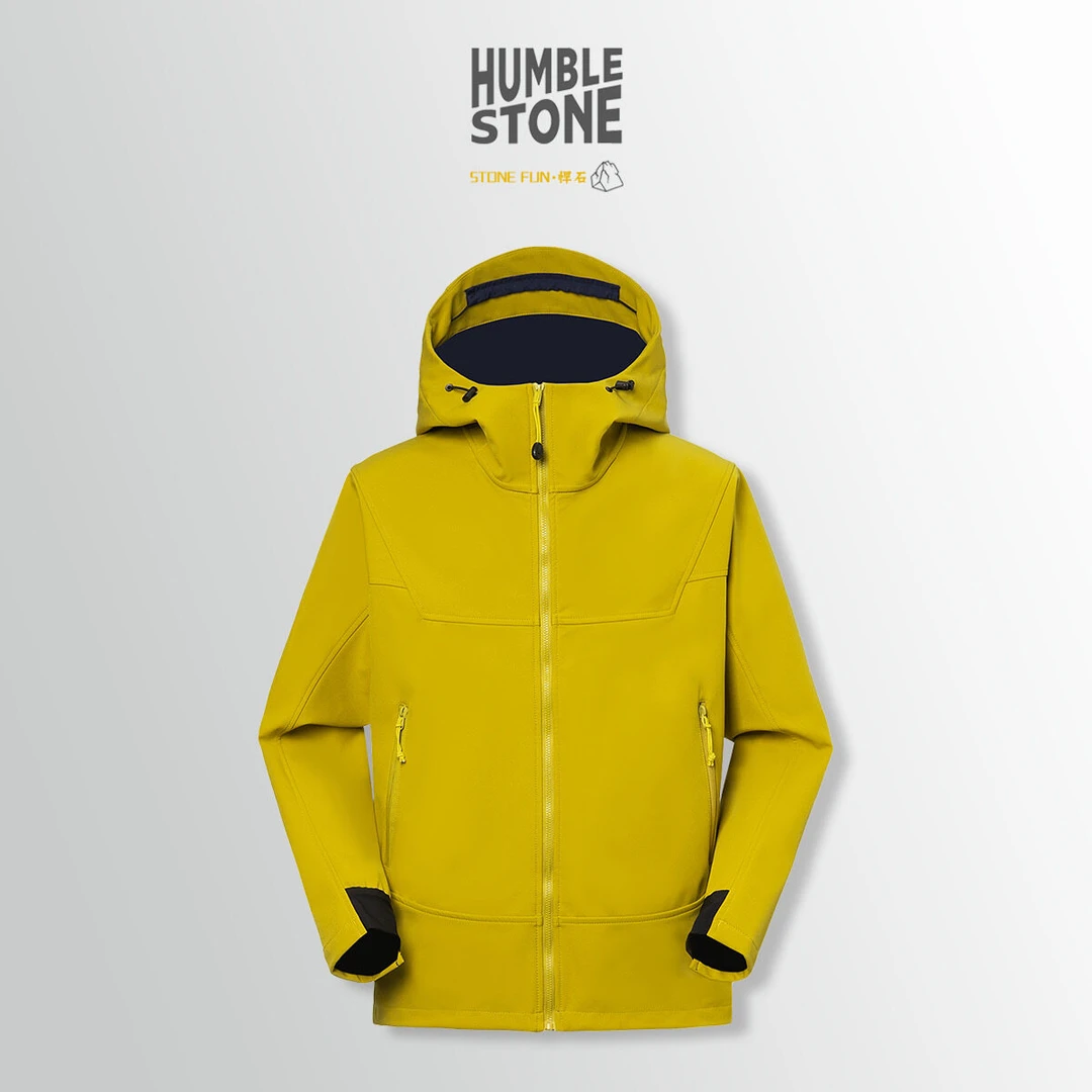 户外三防情侣连帽软壳冲锋衣夹克男款防水户外运动25188