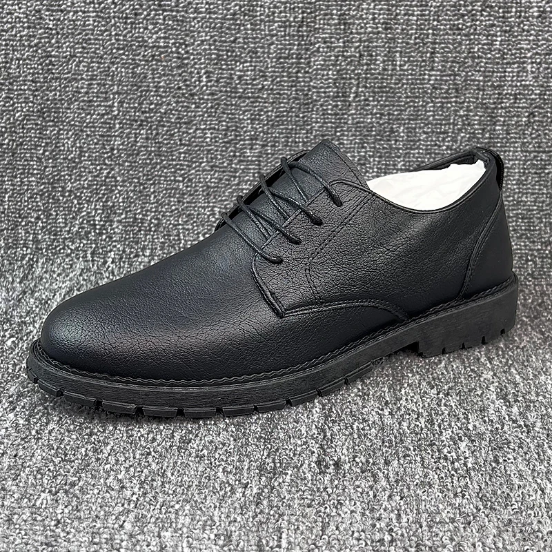 101春季新款男士系带皮鞋时尚商务皮鞋正装男鞋子软底休闲皮鞋