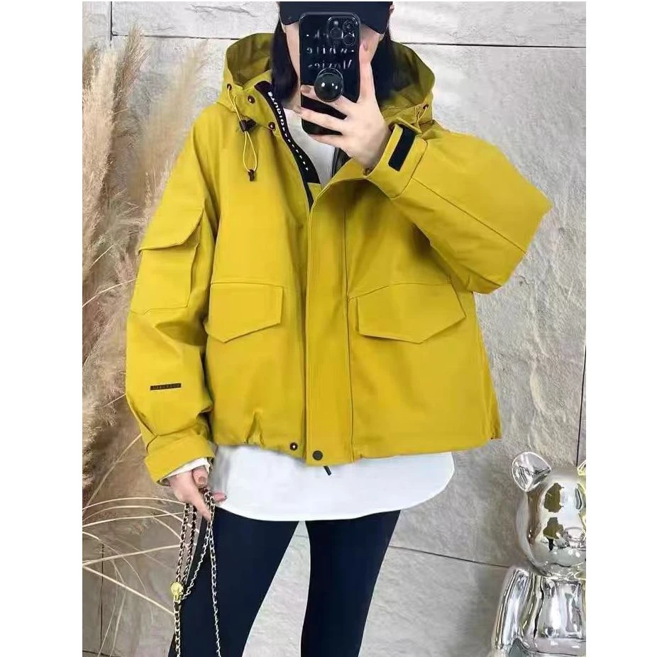 【贺筱姐】时尚洋气百搭加厚冲锋衣外套W285款