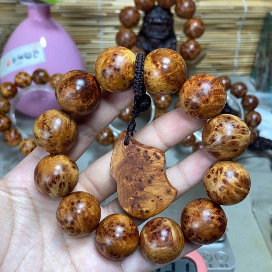 名***面手串/手链柏木（崖柏）