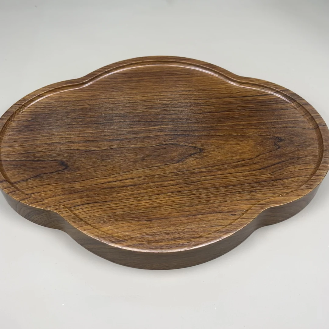 茶盘-云朵型实木@ZH819