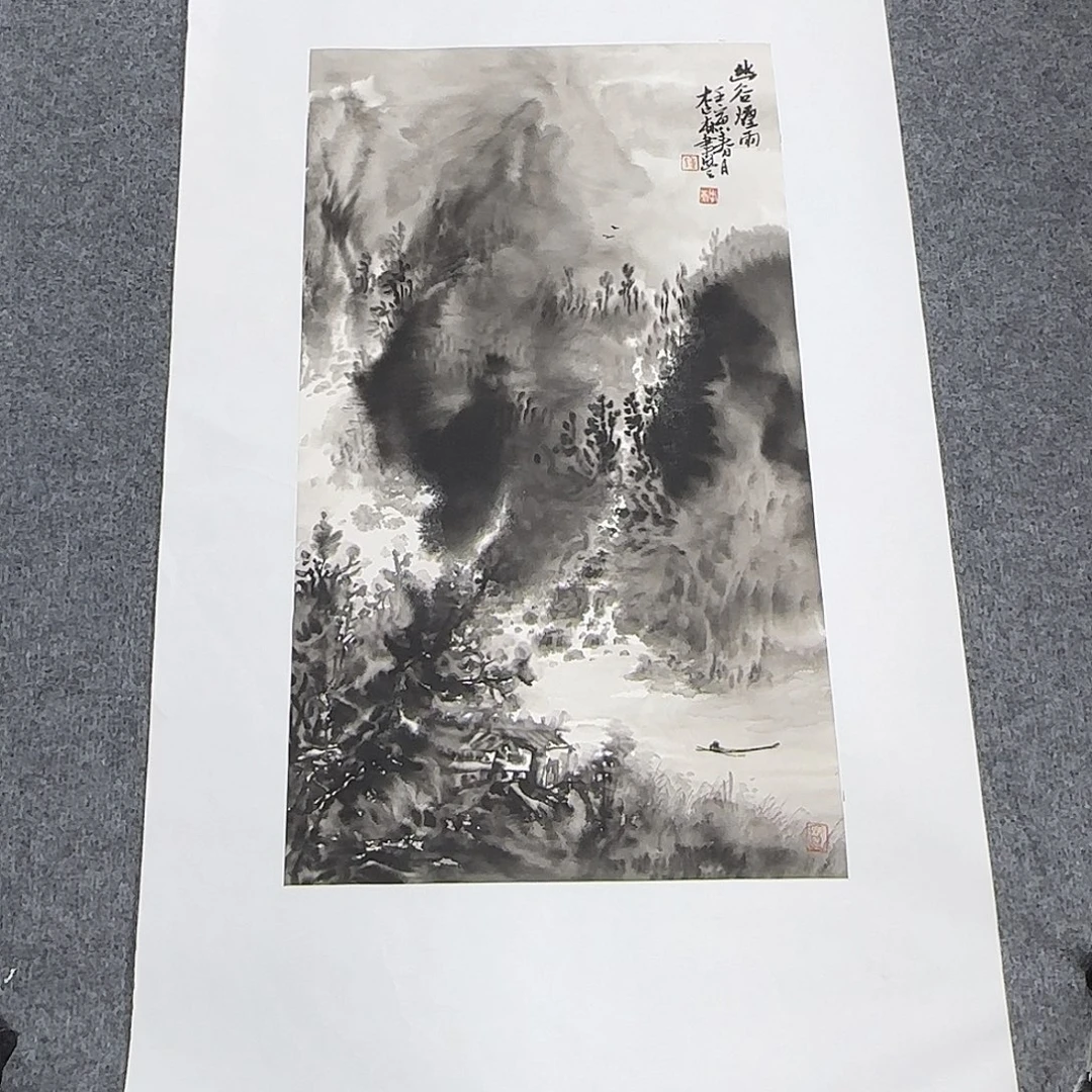 国画70*40纯手绘钟杏林