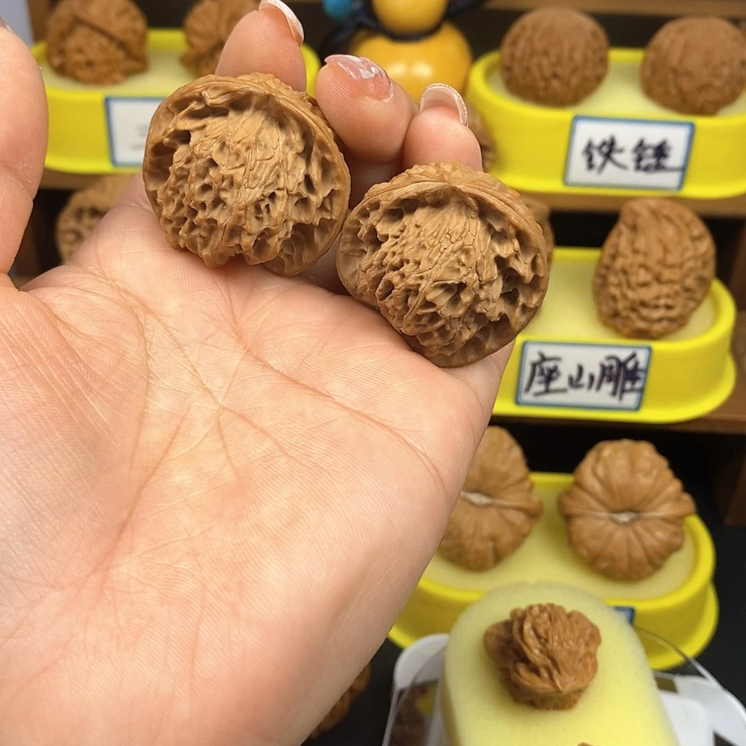 核桃蛇头 文玩/木作/... 文玩把件/