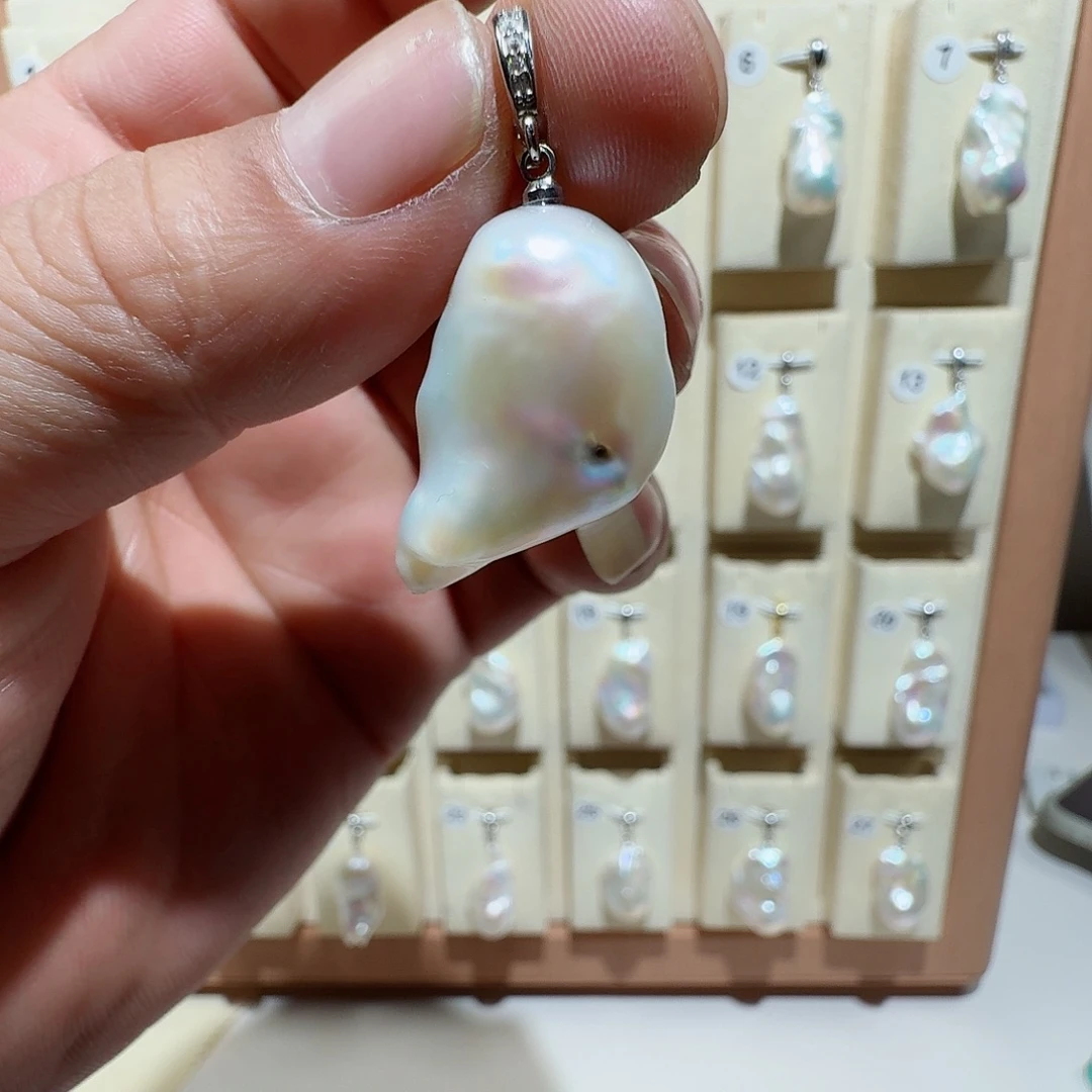 颈饰淡水珍珠合金