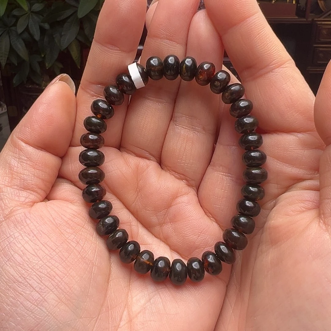 琥珀未镶嵌裸石抚顺琥珀11157八