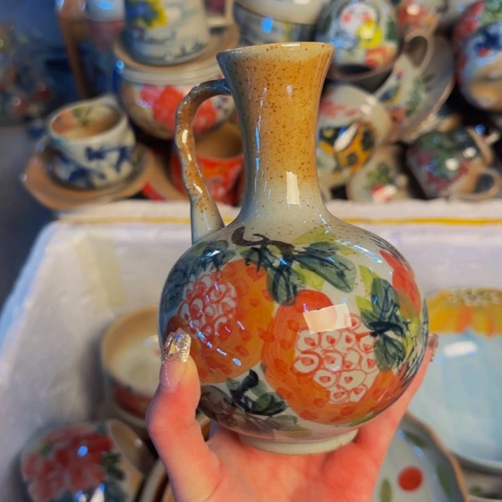 瓷片景德镇手工手绘釉下高温瓷