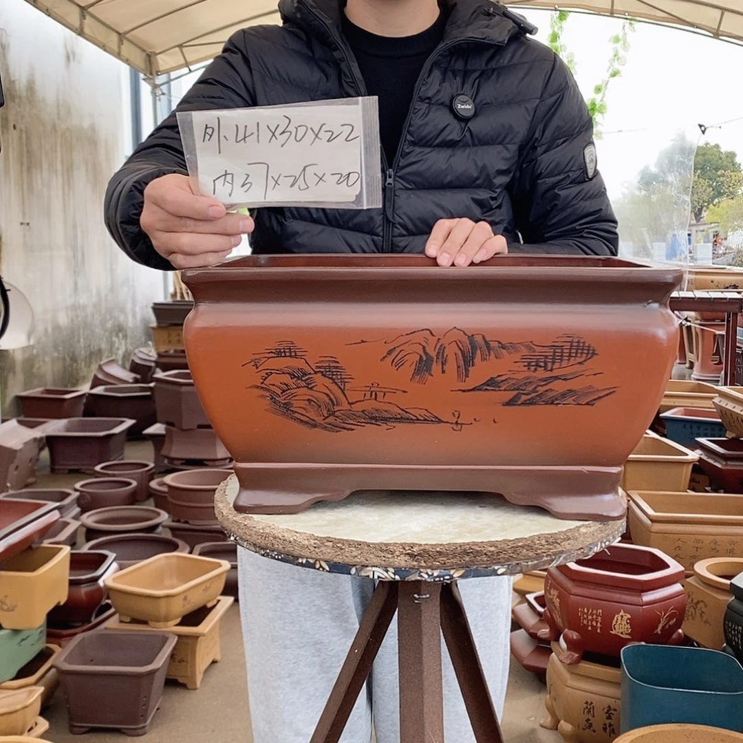 紫砂花盆紫砂花盆