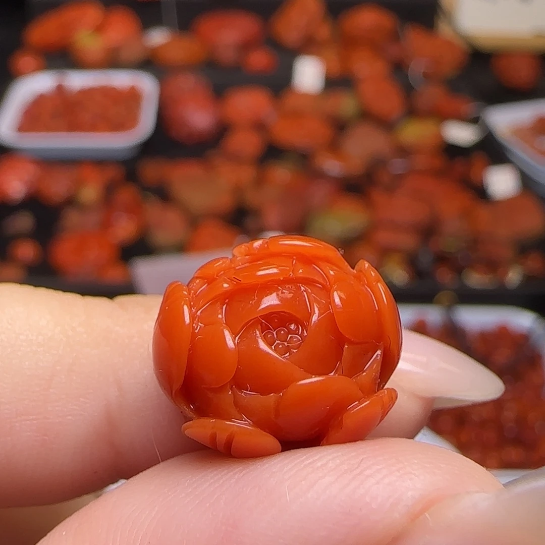 南红玛瑙未镶嵌颈饰