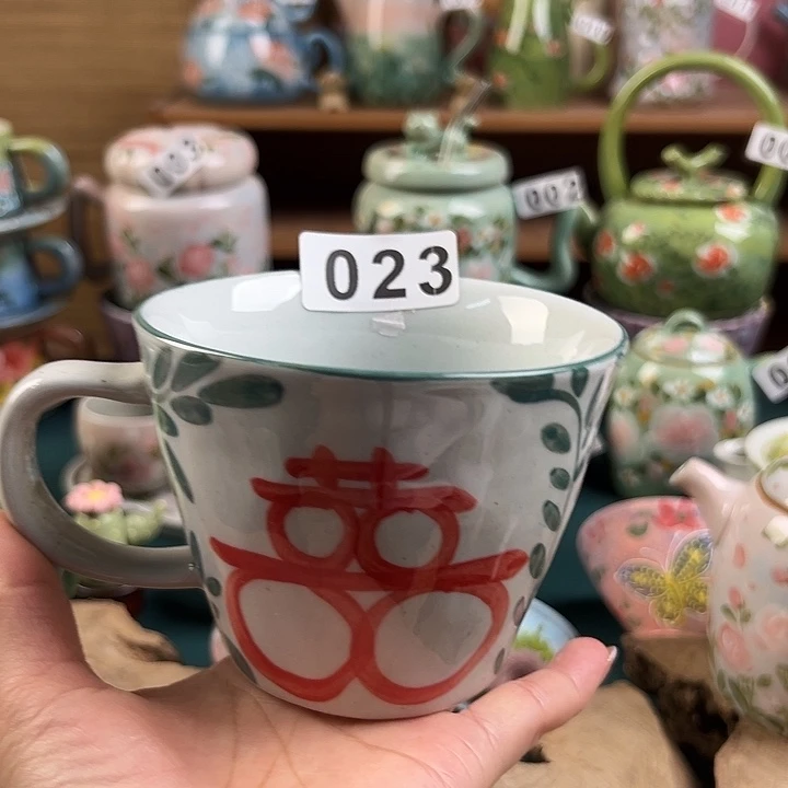 杯景德镇陶瓷手绘作品023