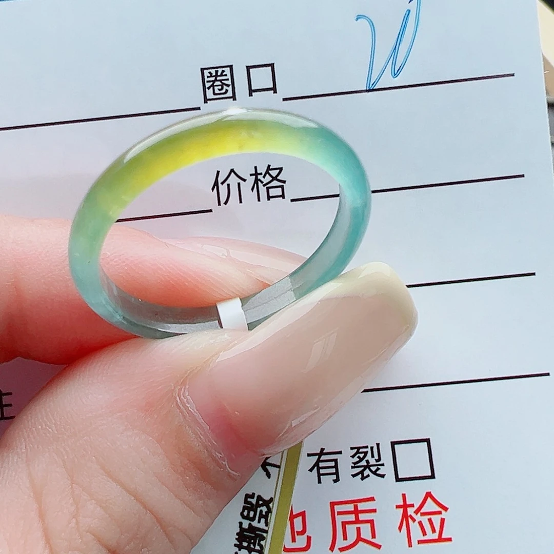 未镶嵌戒指翡翠鹤*戒圈