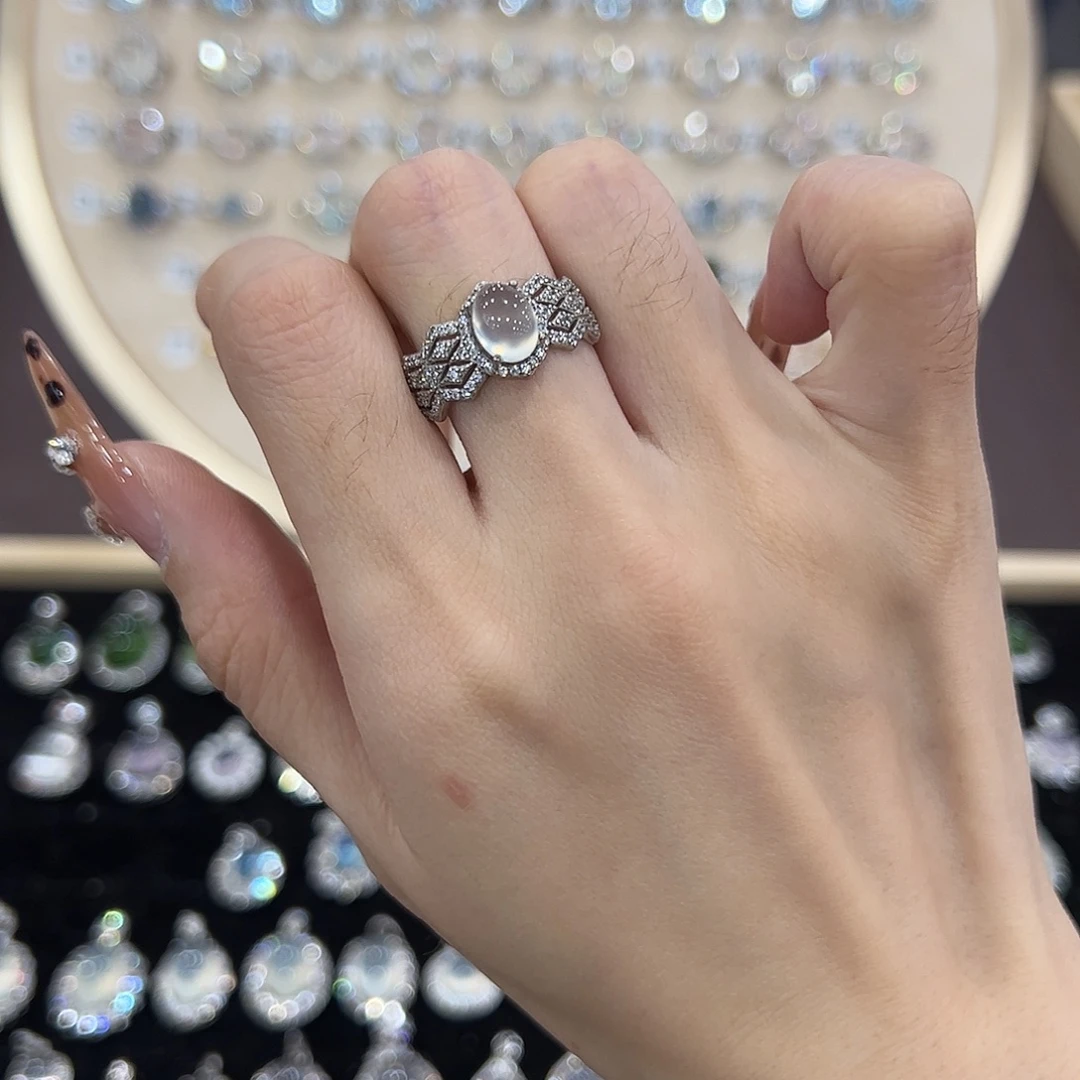 用***5蛇纹石玉银S925镶嵌饰品