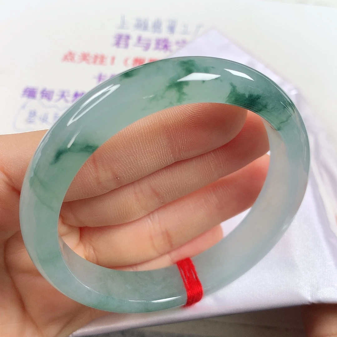 未镶嵌手镯翡翠冰飘花①⑥⑤⭐⭐⭐⭐⭐强推
