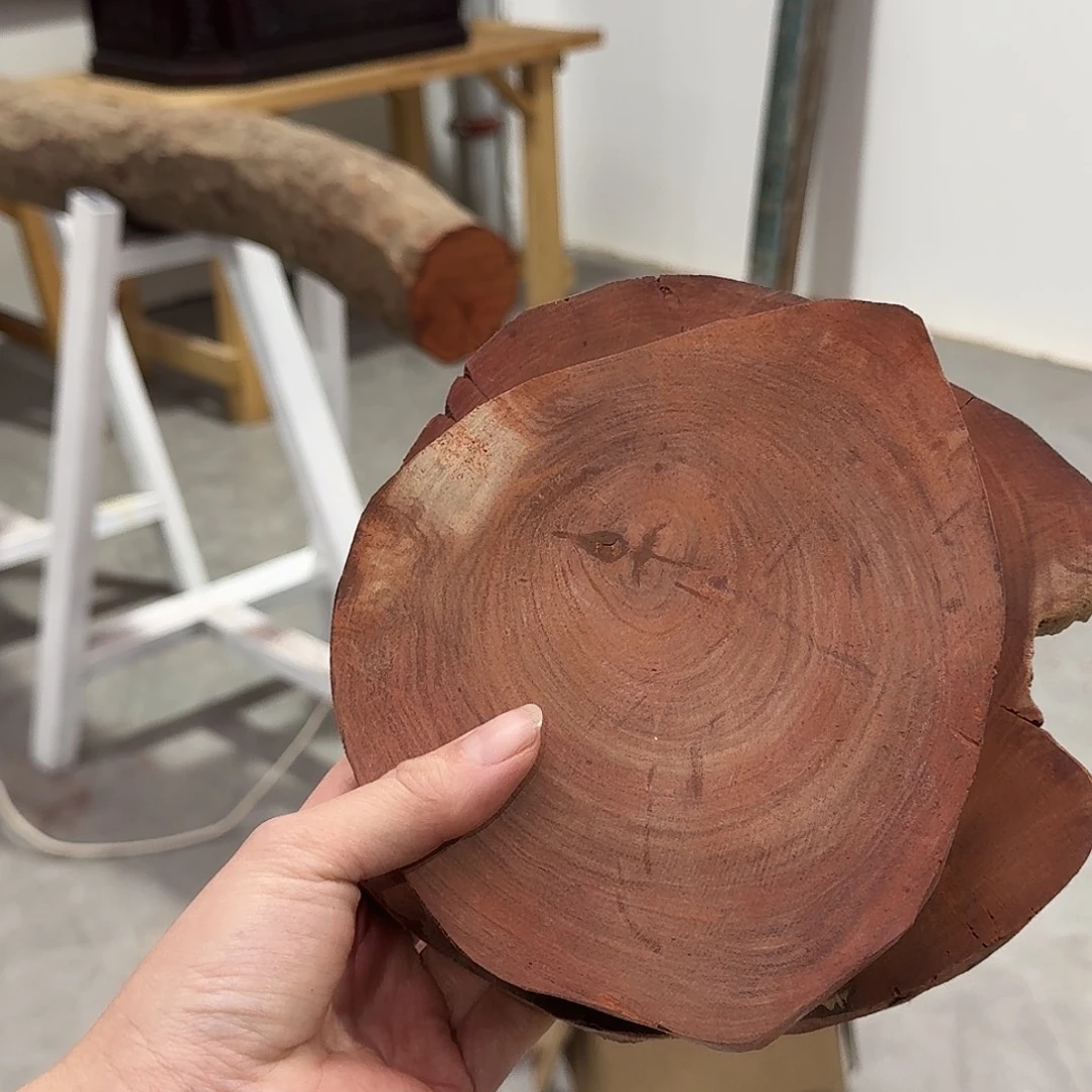 石***转紫檀木类端景台小料