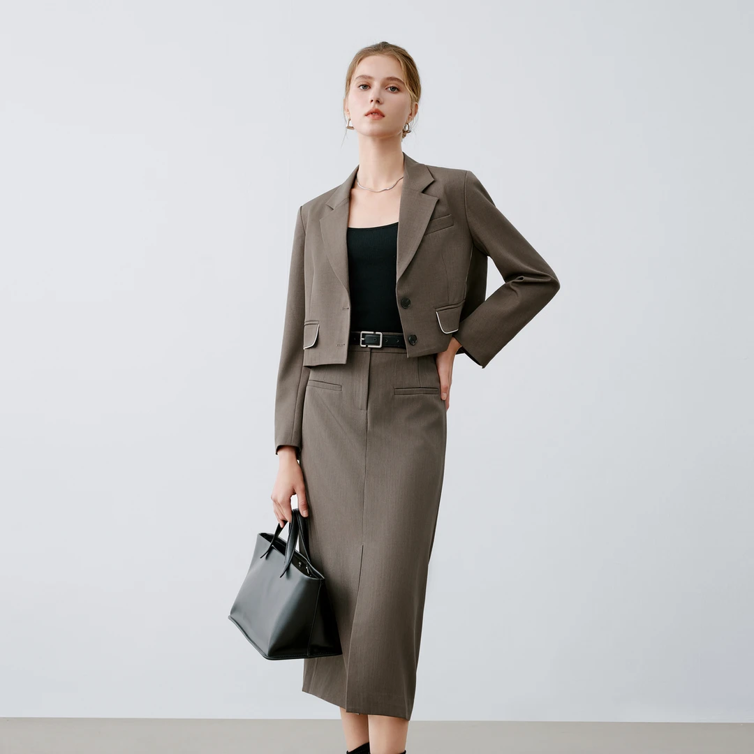 【商品】Elva' Island两件套气质女装25春新品通勤套装